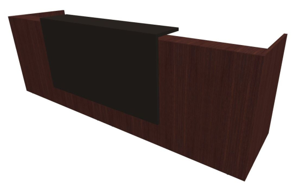 Quadrifoglio Z2 Empfangstheke C03 Wenge/graubraun Gestell:silbern Quadrifoglio Z2 Empfangstheke C03 Wenge/graubraun Gestell:silbern