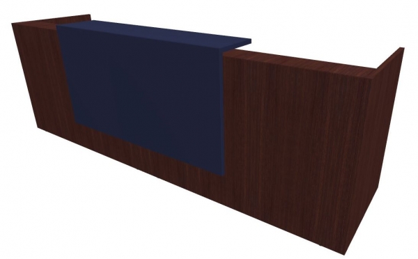 Quadrifoglio Z2 Empfangstheke C03 Wenge/violett Gestell:silbern Quadrifoglio Z2 Empfangstheke C03 Wenge/violett Gestell:silbern