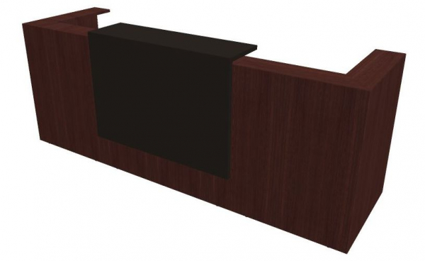 Quadrifoglio Z2 Empfangstheke C05 Wenge/graubraun Gestell:silbern Quadrifoglio Z2 Empfangstheke C05 Wenge/graubraun Gestell:silbern