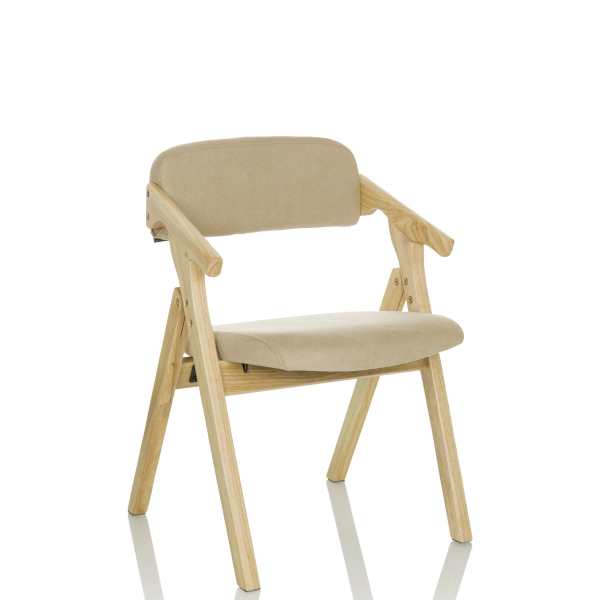 bueroland-klappstuhl-saphal-holzrahmen-stoff-beige