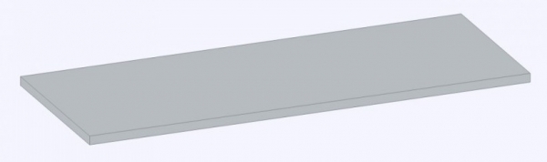 Hammerbacher SOLID Zubehör Fachboden lichtgrau 100cm
