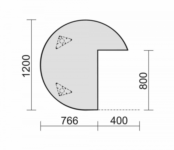 geramoebel-4fuss-flex-anbautisch-dreiviertelkreis-mit-stuetzfuessen-links-skizze