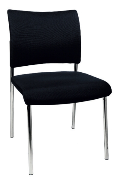 geramoebel-vierfuss-stoff-schwarz-chrom