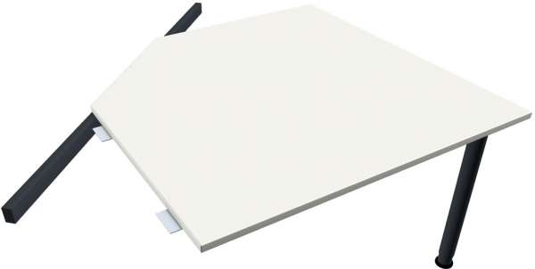Geramoebel 4FLEX Zubehoer Fuenfeckplatte weiss122x122cm Gestell:anthrazit Geramoebel 4FLEX Zubehoer Fuenfeckplatte weiss122x122cm Gestell:anthrazit