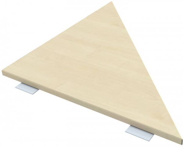 Geramoebel CFLEX Verkettungsplatte Dreiecksform Ahorn 80x80cm Geramoebel CFLEX Verkettungsplatte Dreiecksform Ahorn 80x80cm