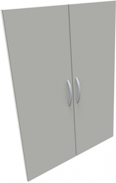 Geramoebel FLEX Zubehoer Fluegeltuersatz 80cm/3OH weiss