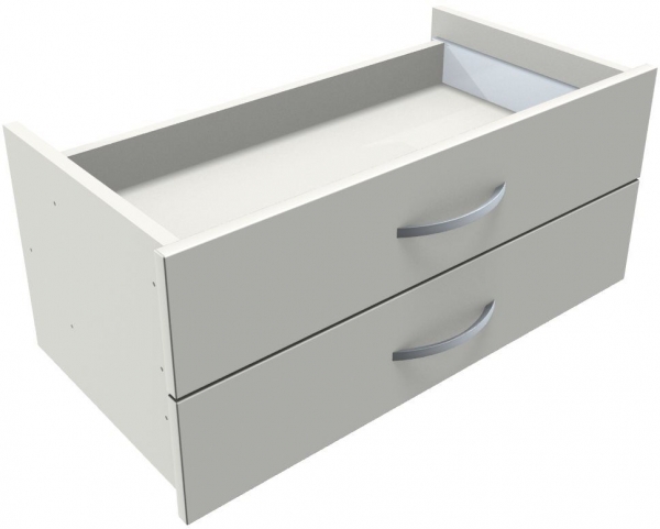 Geramoebel FLEX Zubehoer Schubkasteneinsatz 80cm 1OH weiss