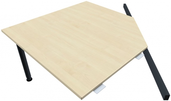 Geramoebel 4FLEX Zubehoer Fuenfeckplatte Ahorn 122x122cm Gestell:athranzit Geramoebel 4FLEX Zubehoer Fuenfeckplatte Ahorn 122x122cm Gestell:athranzit