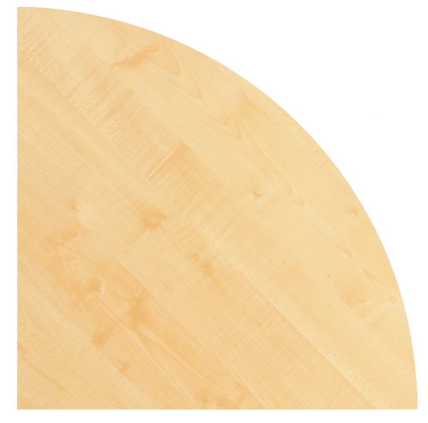 Hammerbacher Verkettungsplatte Viertelkreis 80x80cm VXED91