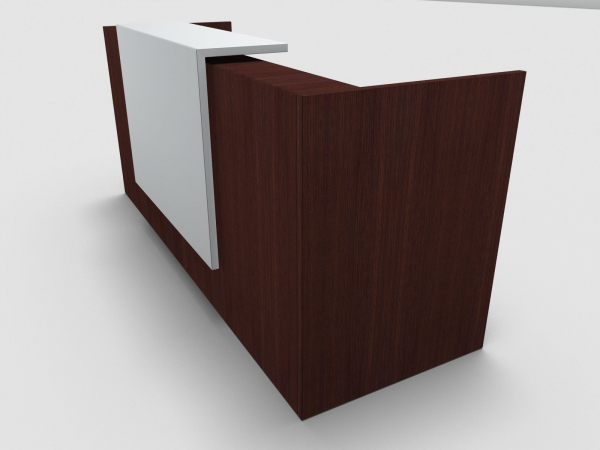 Quadrifoglio Z2 Empfangstheke C01 Wenge 246cm Blende:Lack/weiss Gestell:weiss Quadrifoglio Z2 Empfangstheke C01 Wenge 246cm Blende:Lack/weiss Gestell:weiss