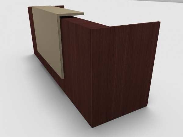 Quadrifoglio Z2 Empfangstheke C02 Wenge 286cm Blende:Lack/beige Gestell:silbern Quadrifoglio Z2 Empfangstheke C02 Wenge 286cm Blende:Lack/beige Gestell:silbern