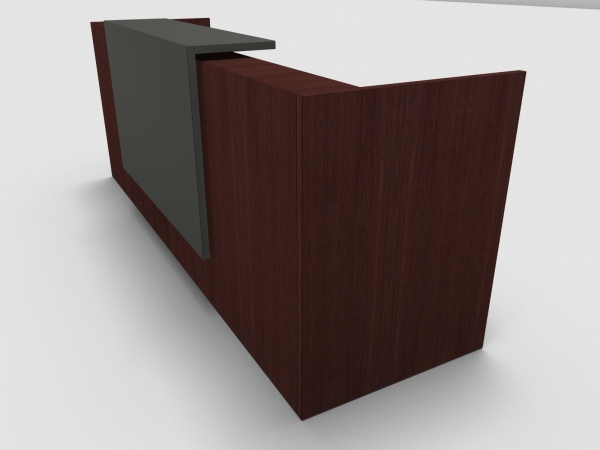 Quadrifoglio Z2 Empfangstheke C02 Wenge 286cm Blende:Lack/umbra Gestell:silbern Quadrifoglio Z2 Empfangstheke C02 Wenge 286cm Blende:Lack/umbra Gestell:silbern