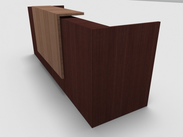 Quadrifoglio Z2 Empfangstheke C02 Wenge 286cm Blende:Walnuss Gestell:silbern Quadrifoglio Z2 Empfangstheke C02 Wenge 286cm Blende:Walnuss Gestell:silbern