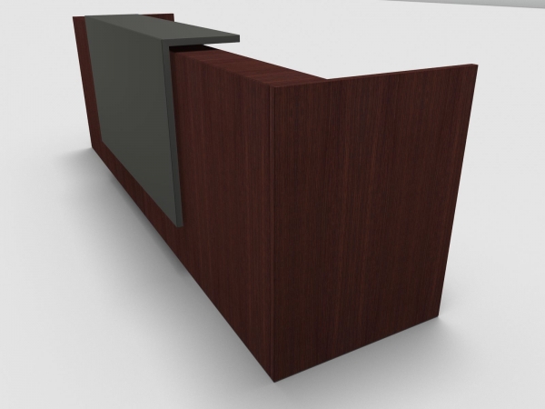 Quadrifoglio Z2 Empfangstheke C03 Wenge 326cm Blende:Lack/umbra Gestell:weiss Quadrifoglio Z2 Empfangstheke C03 Wenge 326cm Blende:Lack/umbra Gestell:weiss