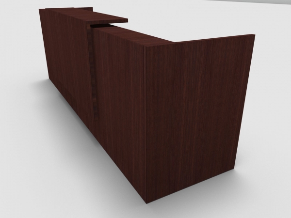 Quadrifoglio Z2 Empfangstheke C03 Wenge 326cm Blende:Wenge Gestell:silbern Quadrifoglio Z2 Empfangstheke C03 Wenge 326cm Blende:Wenge Gestell:silbern