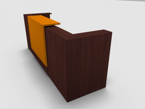 Quadrifoglio Z2 Empfangstheke C05 Wenge 285cm Blende:Lack/orange Gestell:weiss Quadrifoglio Z2 Empfangstheke C05 Wenge 285cm Blende:Lack/orange Gestell:weiss
