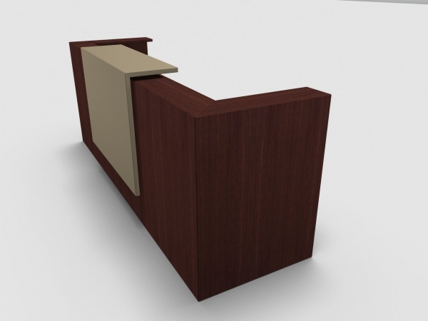 Quadrifoglio Z2 Empfangstheke C05 Wenge 285cm Blende:Lack/beige Gestell:silbern Quadrifoglio Z2 Empfangstheke C05 Wenge 285cm Blende:Lack/beige Gestell:silbern