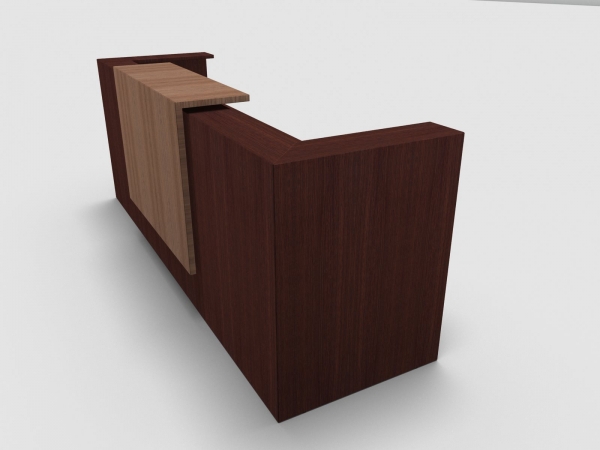 Quadrifoglio Z2 Empfangstheke C05 Wenge 285cm Blende:Walnuss Gestell:silbern Quadrifoglio Z2 Empfangstheke C05 Wenge 285cm Blende:Walnuss Gestell:silbern